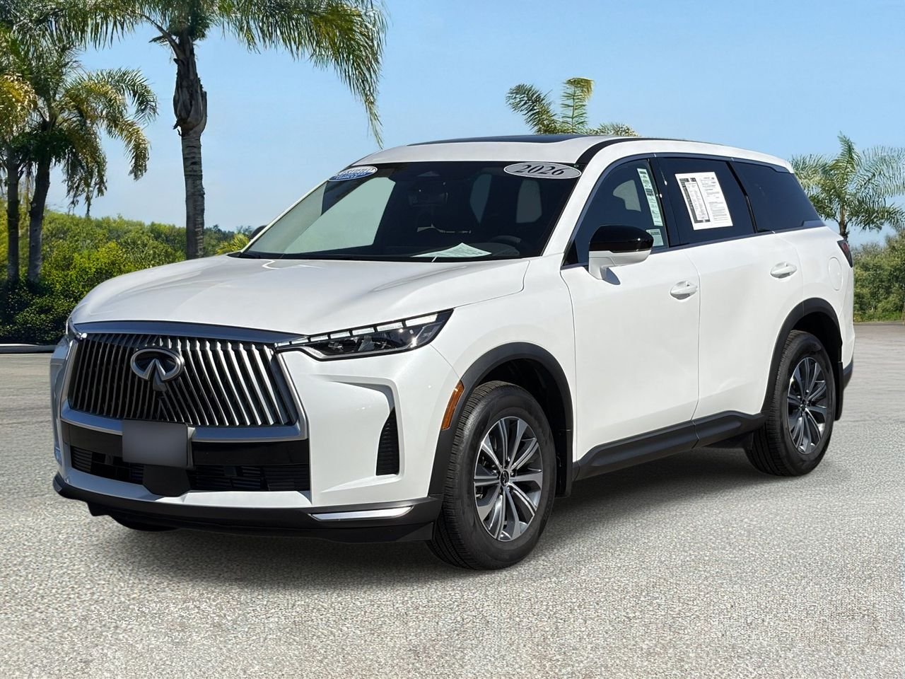 Certified Used 2026 Radiant White INFINITI PURE image 2
