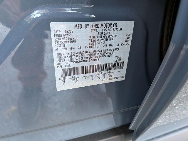 New 2025 Azure Gray Metallic Tri-Coat Ford XLT image 35