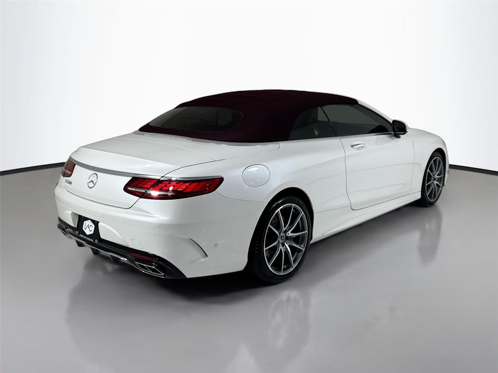 Used 2019 designo Cashmere White Magno (Matte Finish) Mercedes-Benz S 560 Cabriolet | AMG® Line | Premium Pkg | Driver Assist Pkg image 46