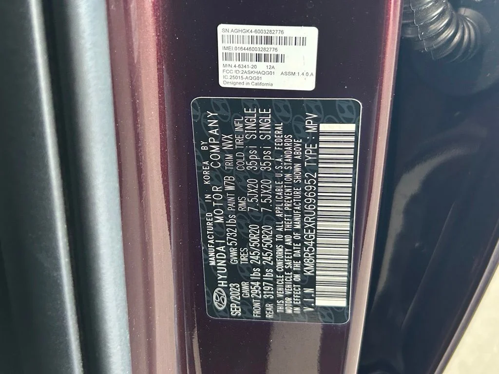 Used 2024 Sierra Burgundy Hyundai Limited image 61