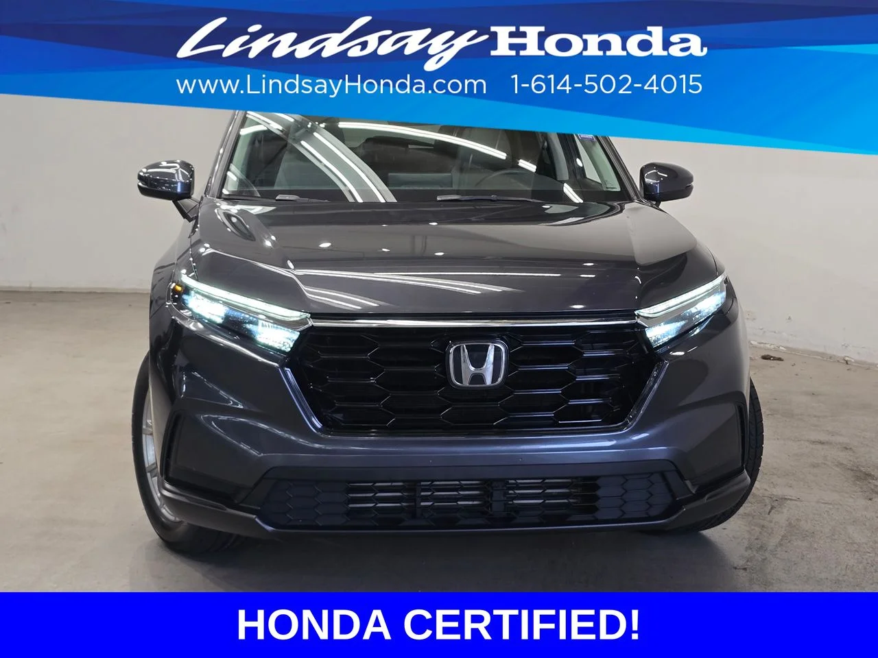 Certified Used 2024 Meteorite Gray Metallic Honda EX image 2