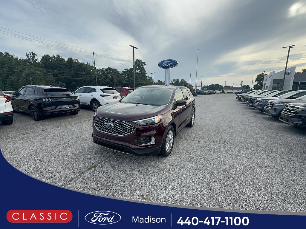 Certified Used 2023 Burgundy Ford SEL image 1