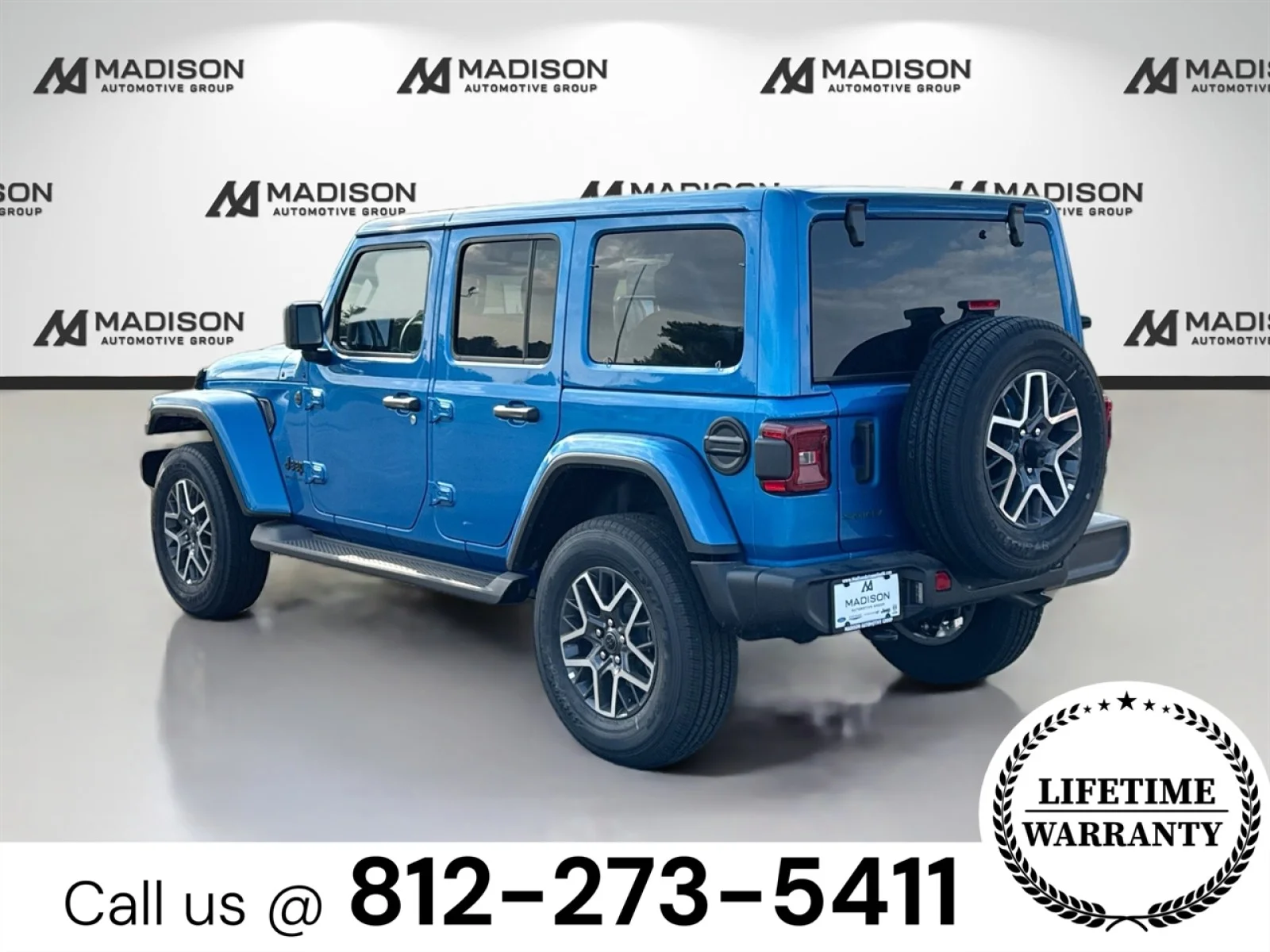 New 2025 Hydro Blue Pearlcoat Jeep Sahara image 7