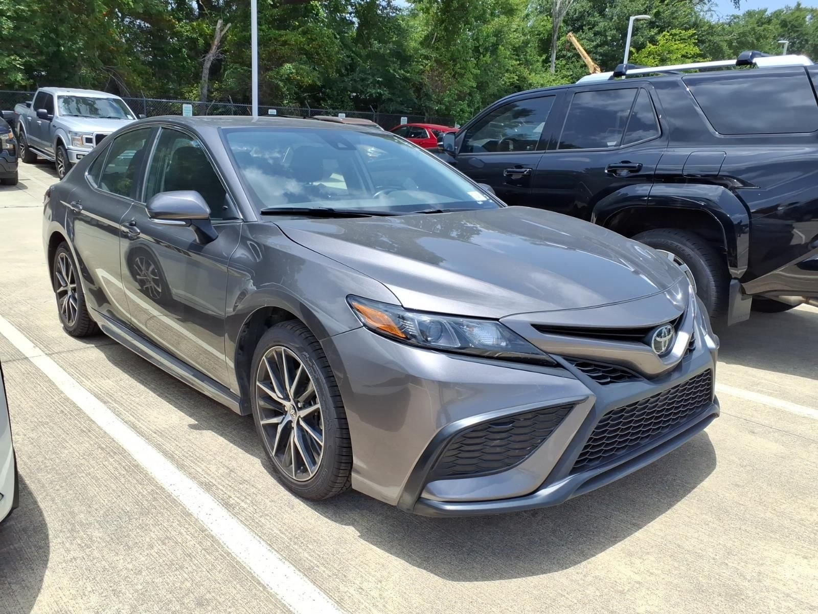 Certified Used 2024 Predawn Gray Mica Toyota SE image 1