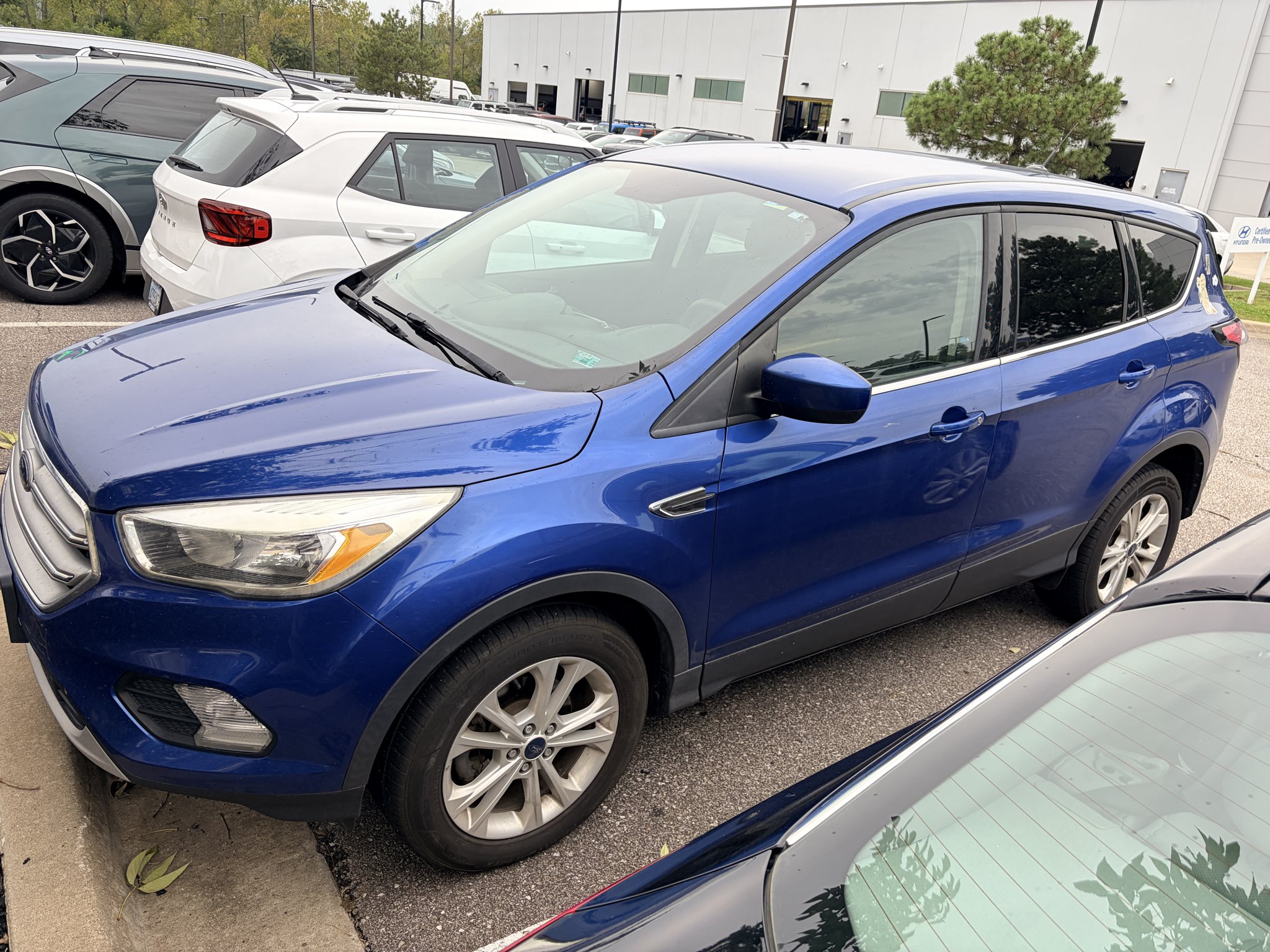 Used 2017 Ruby Red Metallic Tinted Clearcoat Ford SE image 2