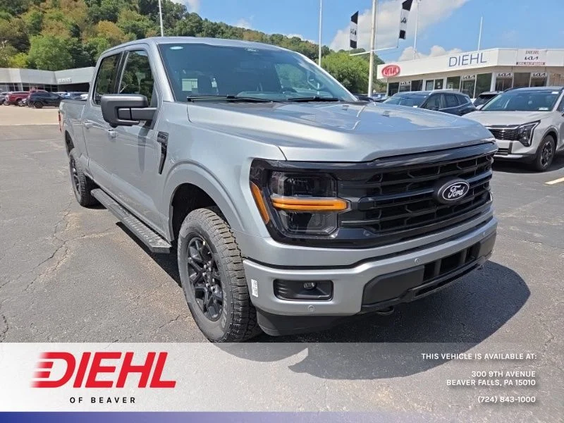 New 2026 Iconic Silver Metallic Ford XLT image 1