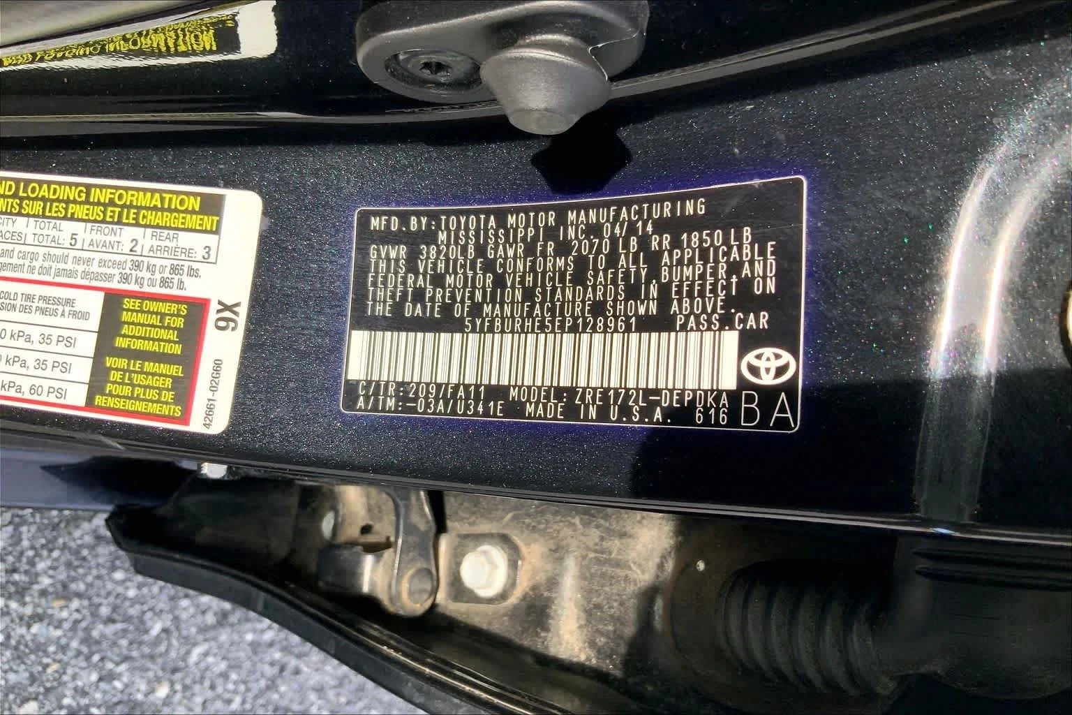 Used 2014 Black Sand Mica Toyota L image 27