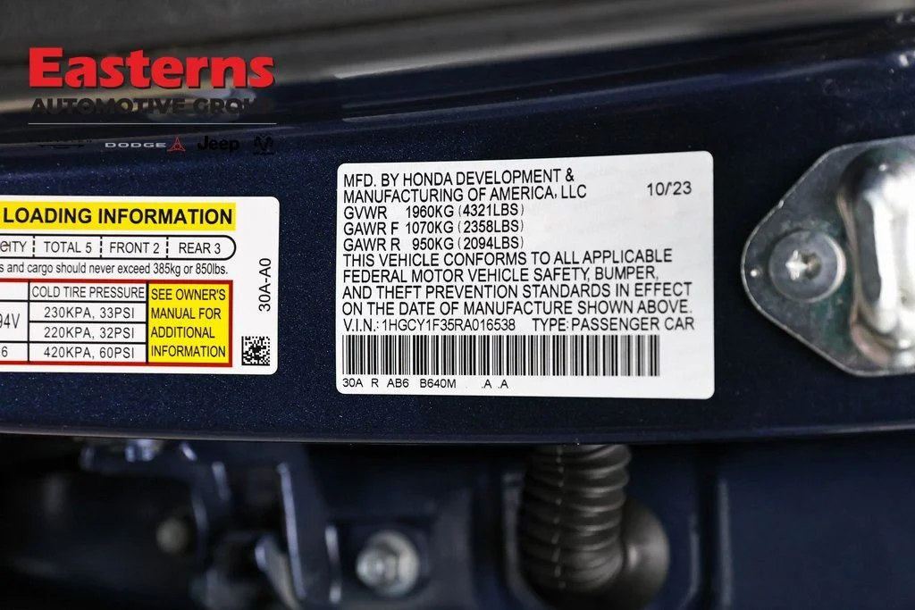 Used 2024 Blue Honda EX image 34