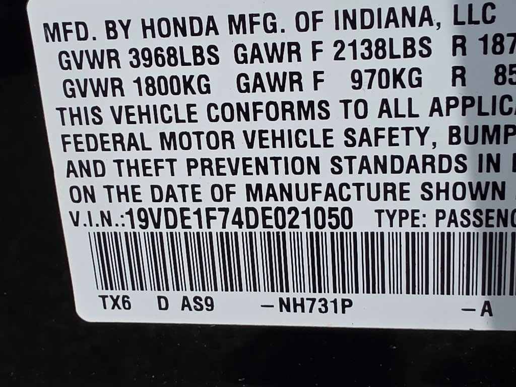 Certified Used 2013 Black Acura 2.0L image 36