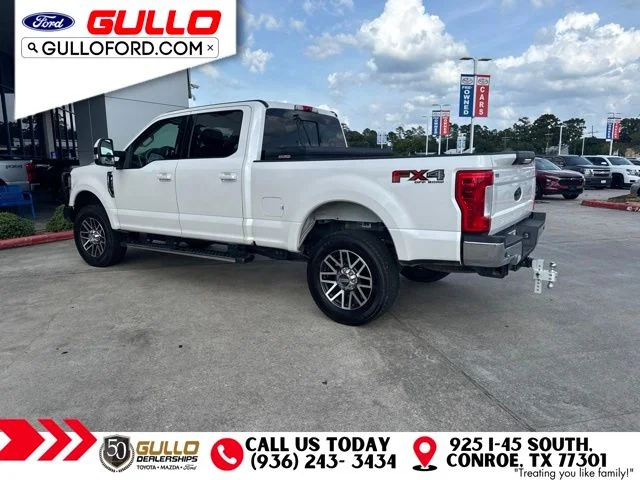 Used 2019 White Platinum Metallic Tri-Coat Ford Lariat image 8