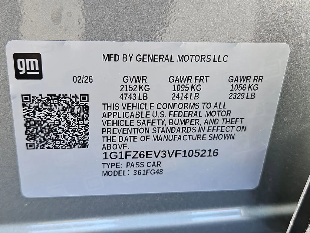 New 2027 Sterling Grey Metallic Chevrolet RS image 25