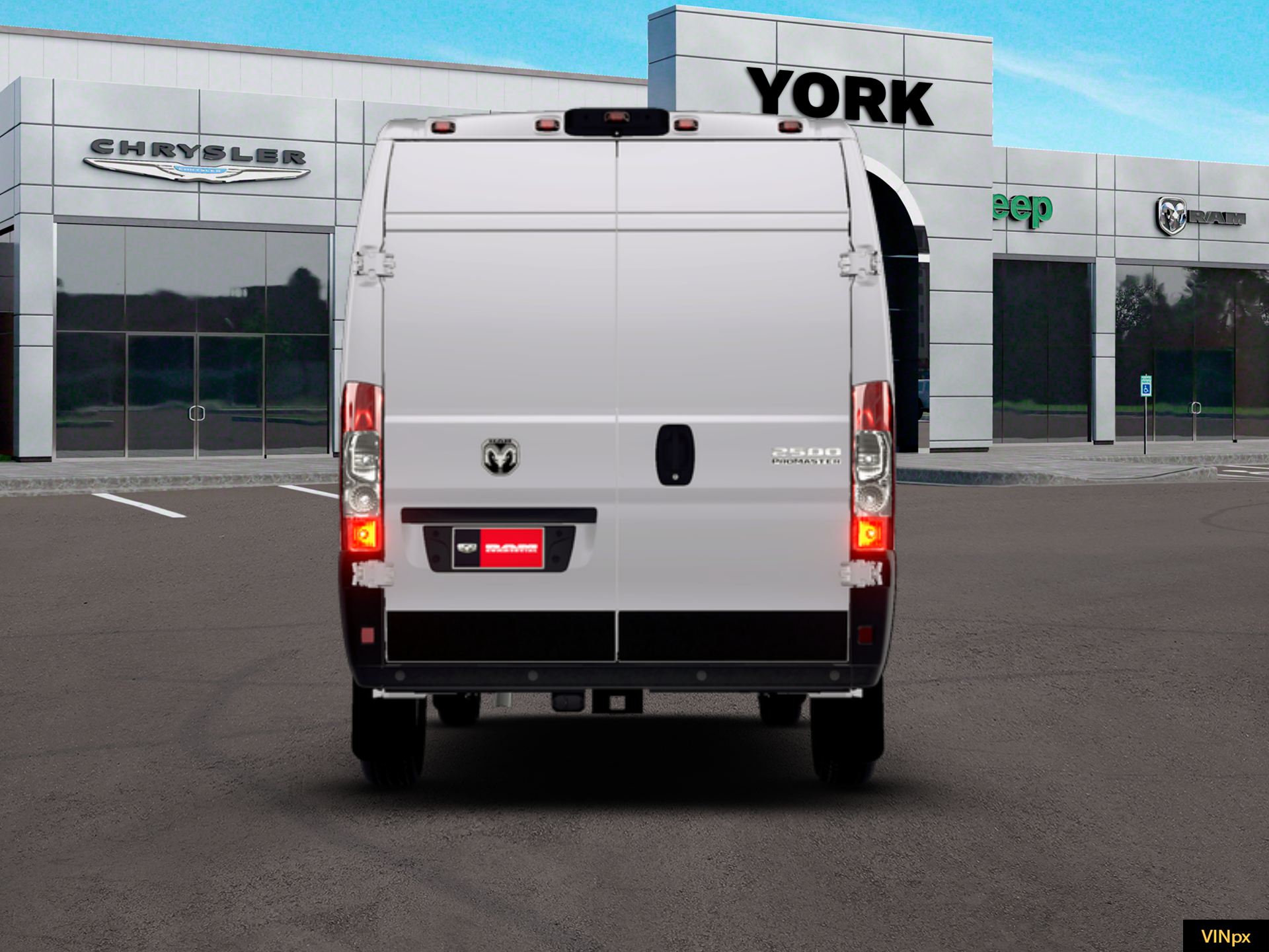 New 2026 Bright White Clearcoat RAM High Roof image 5