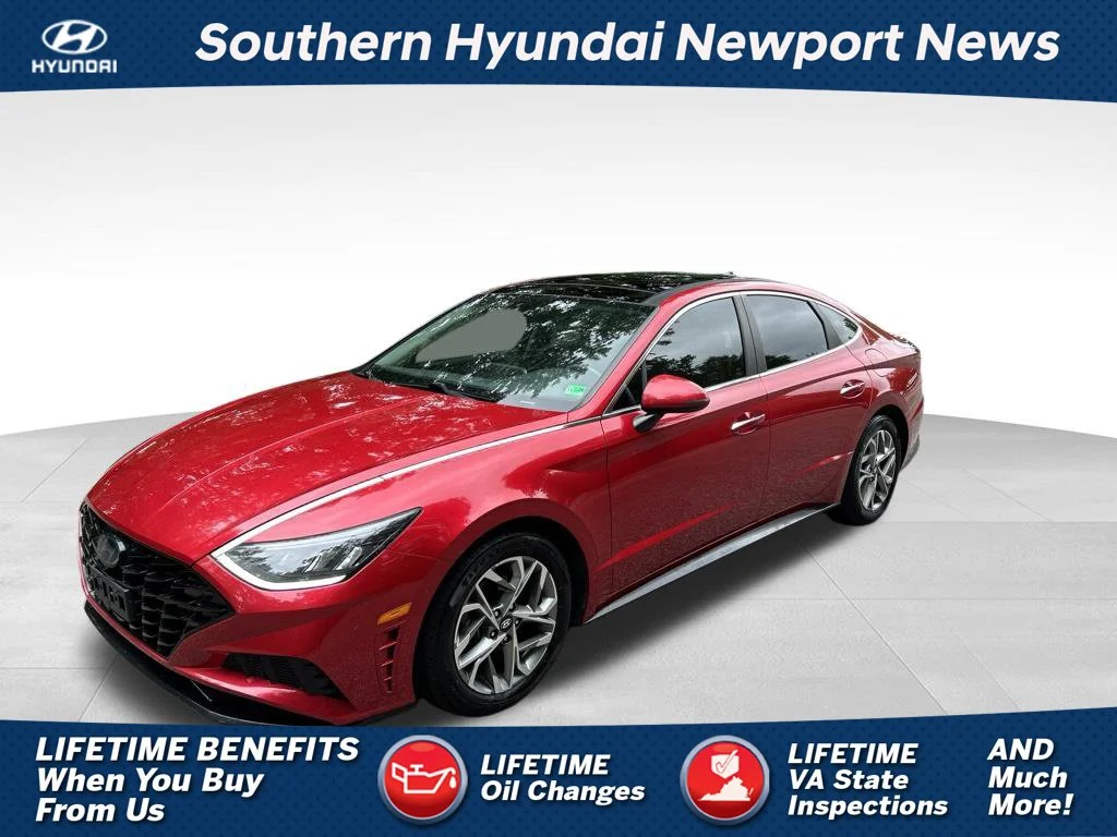 Used 2020 Red Hyundai SEL image 1