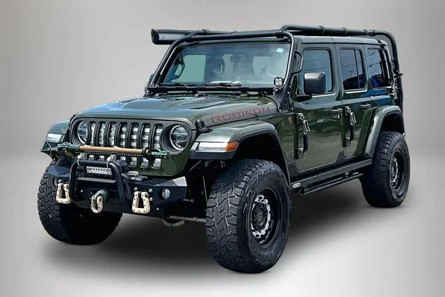 Used 2021 Green Jeep Unlimited Rubicon image 2