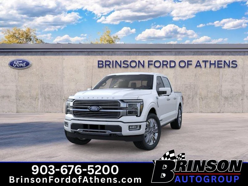 New 2026 Star White Metallic Tri-Coat Ford Platinum image 2