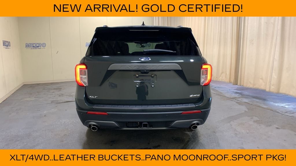 Certified Used 2023 Green Metallic Ford XLT image 4