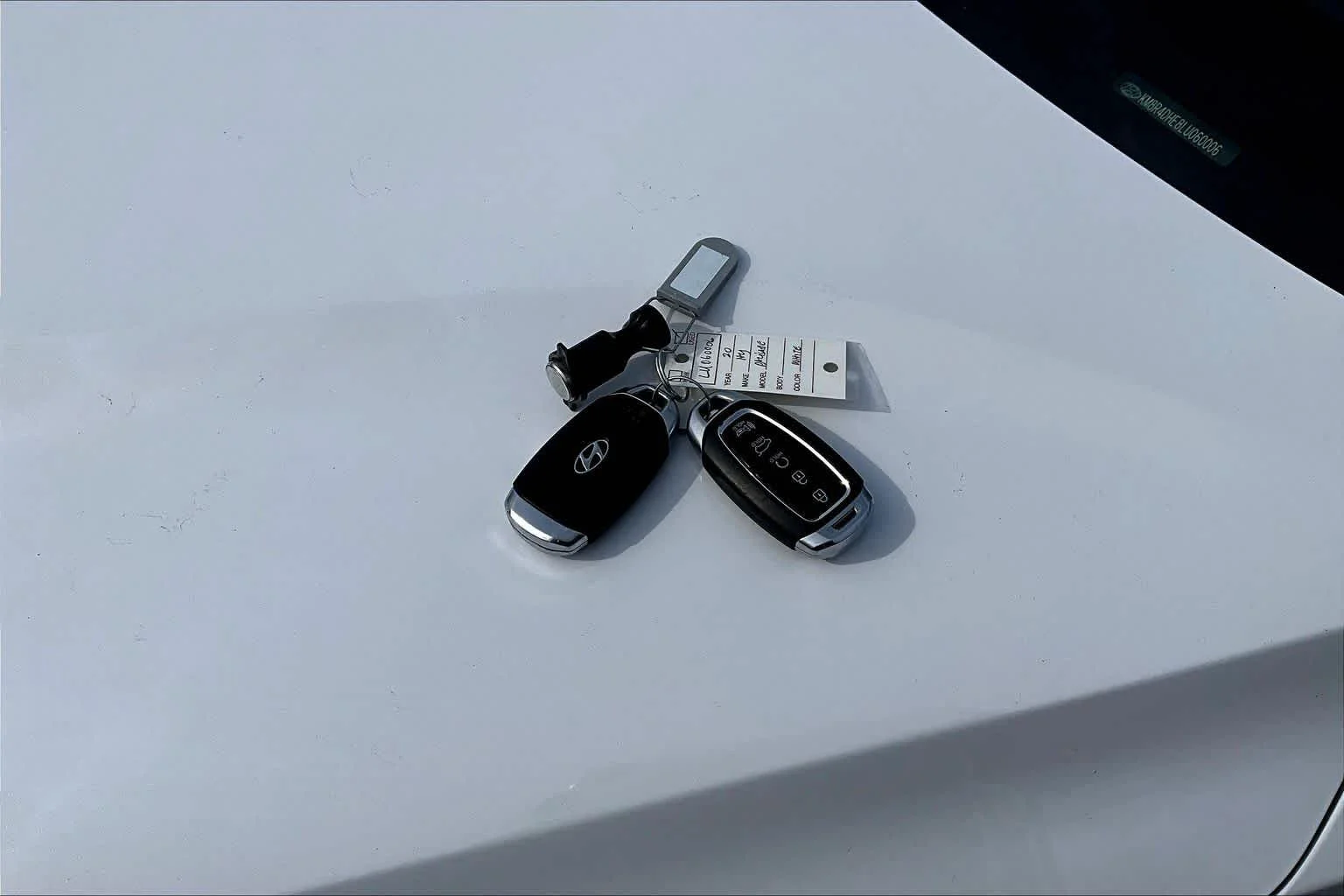 Used 2020 Hyper White Hyundai SEL image 15