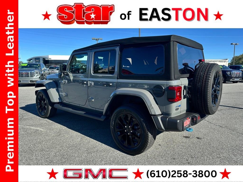 Used 2023 Gray Jeep Sahara 4x4 image 7
