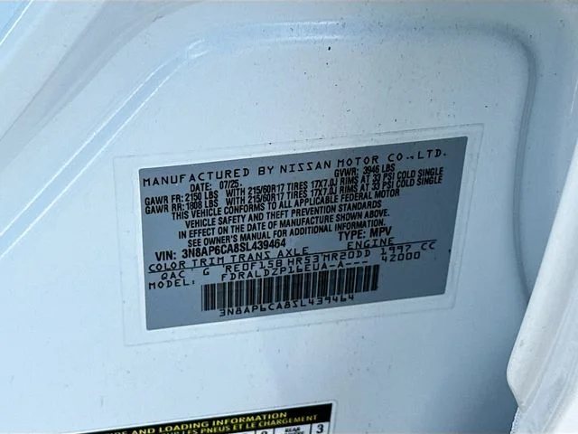 Used 2025 White Nissan SV image 29