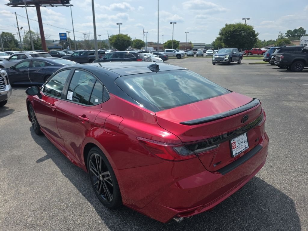New 2026 Supersonic Red with Midnight Black Metallic roof Toyota XSE image 7