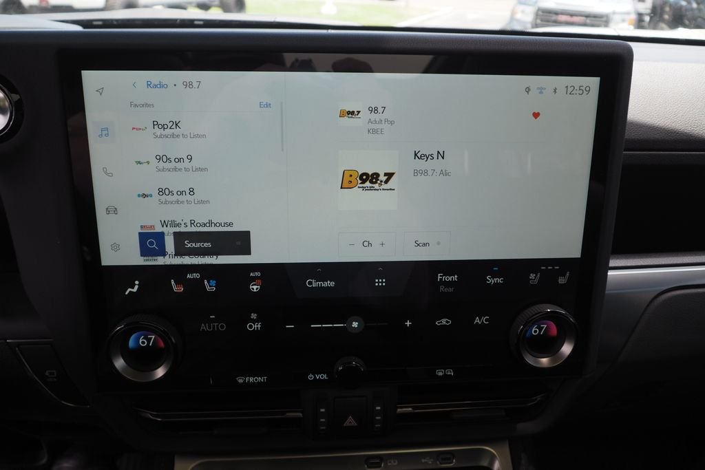 Used 2025 Silver Lexus 550 Luxury+ image 29