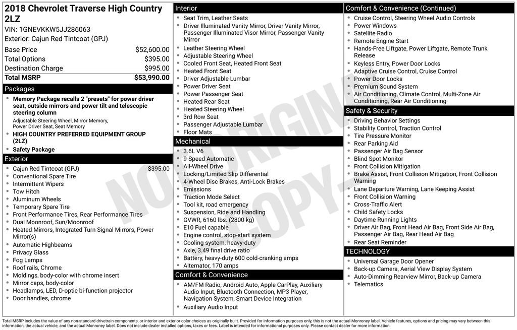 Used 2018 Red Chevrolet High Country image 6