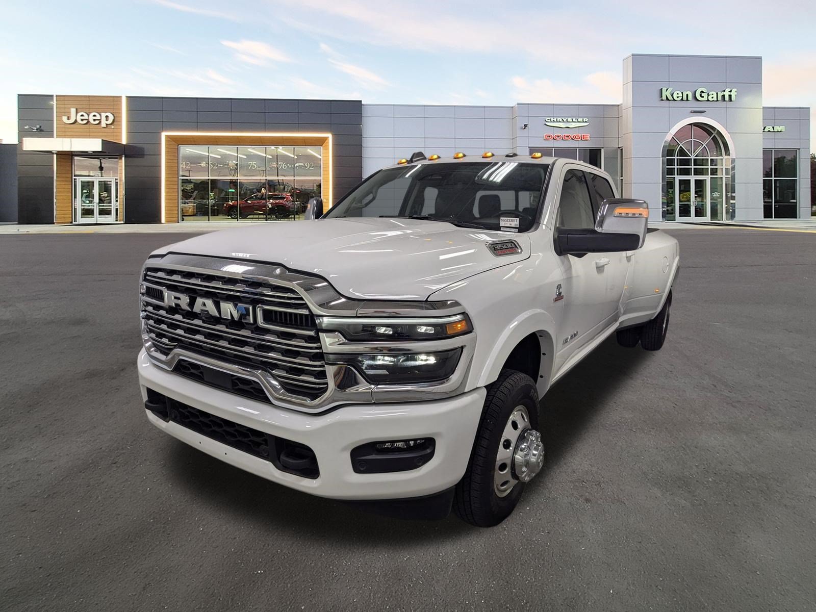 Used 2025 Bright White Clearcoat Ram Longhorn image 9
