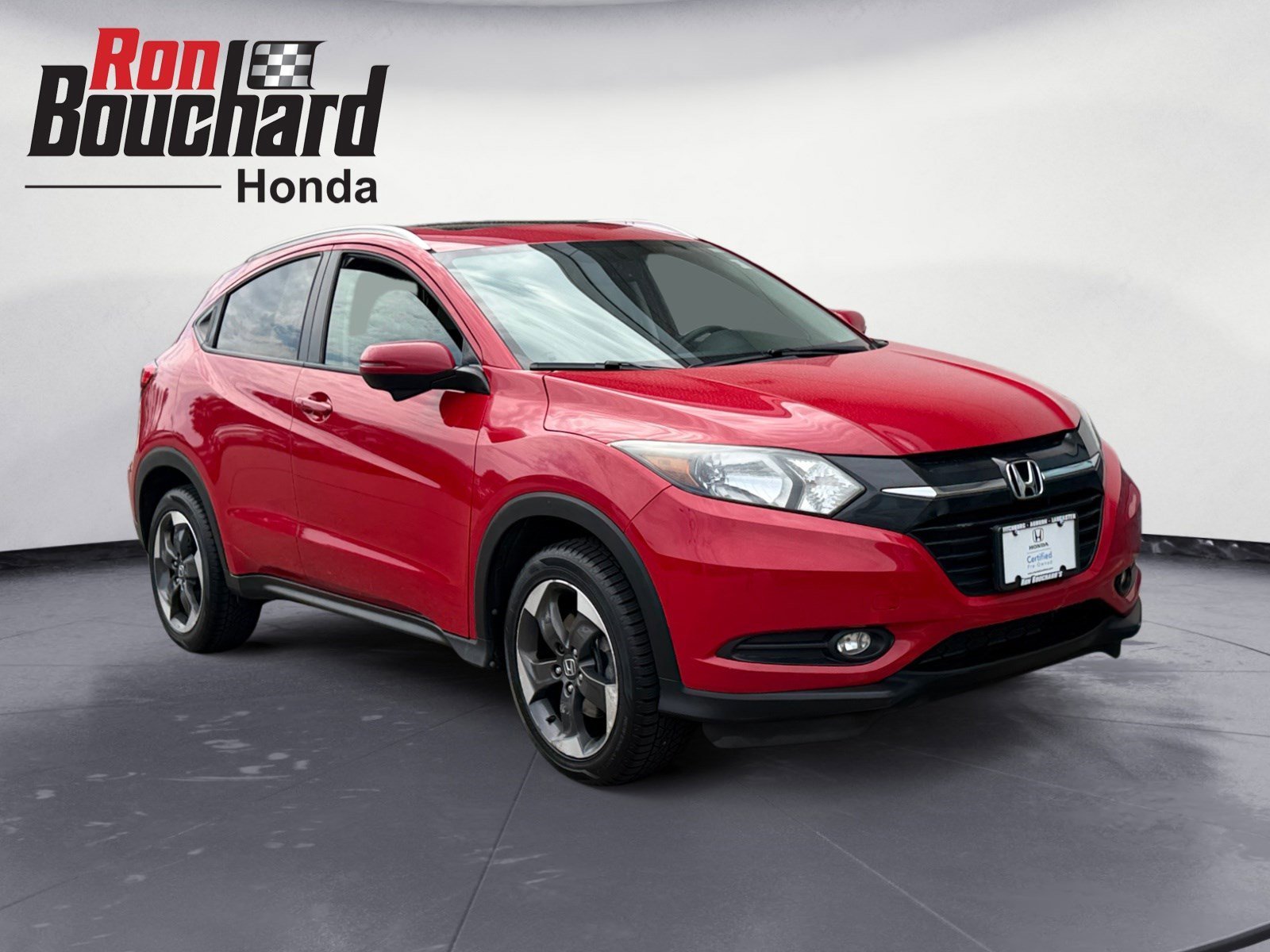 Milano Red 2018 Honda HR-V EX-L AWD with Navigation SUV / Crossover All-Wheel Drive