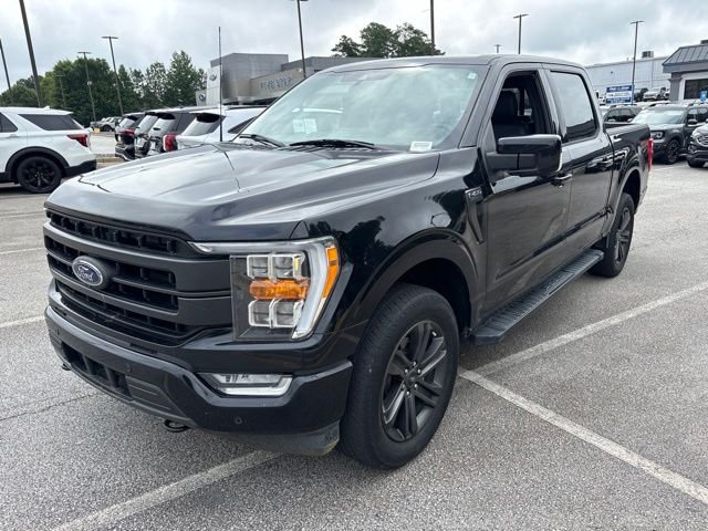 Used 2022 Agate Black Metallic Ford Lariat image 2