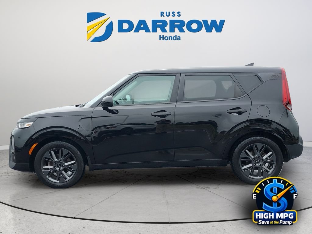Used 2021 Black Kia EX image 2