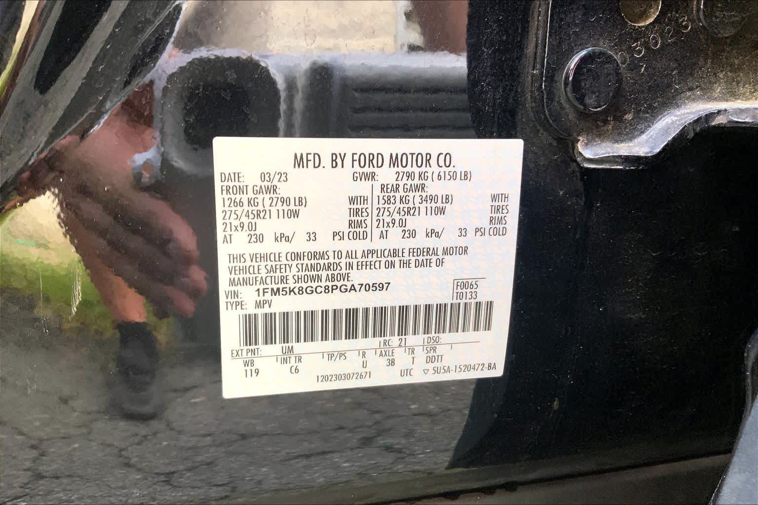 Used 2023 Agate Black Ford ST image 32
