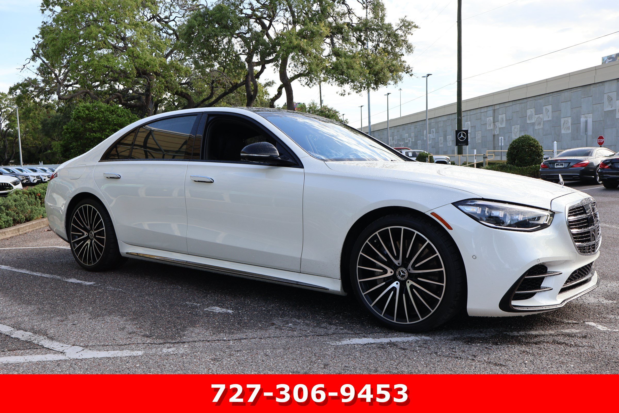 Certified Used 2023 MANUFAKTUR Diamond White Mercedes-Benz S 580 image 12