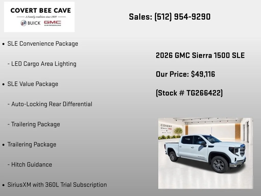 New 2026 Summit White GMC SLE image 31