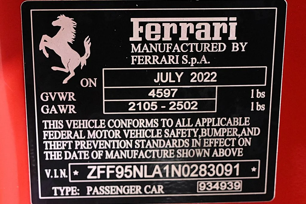 Used 2022 Rosso Corsa Ferrari Base image 31