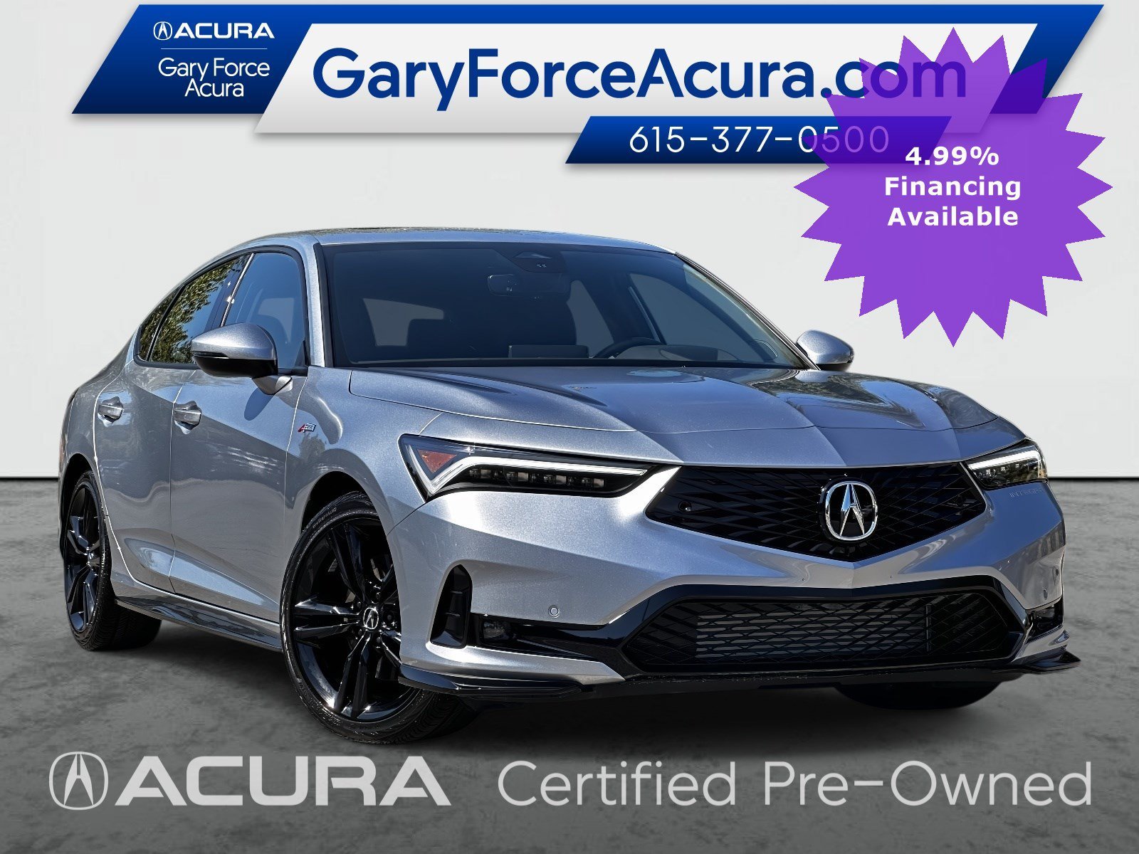 Used 2026 Solar Silver Metallic Acura FWD A-Spec with Technology image 28