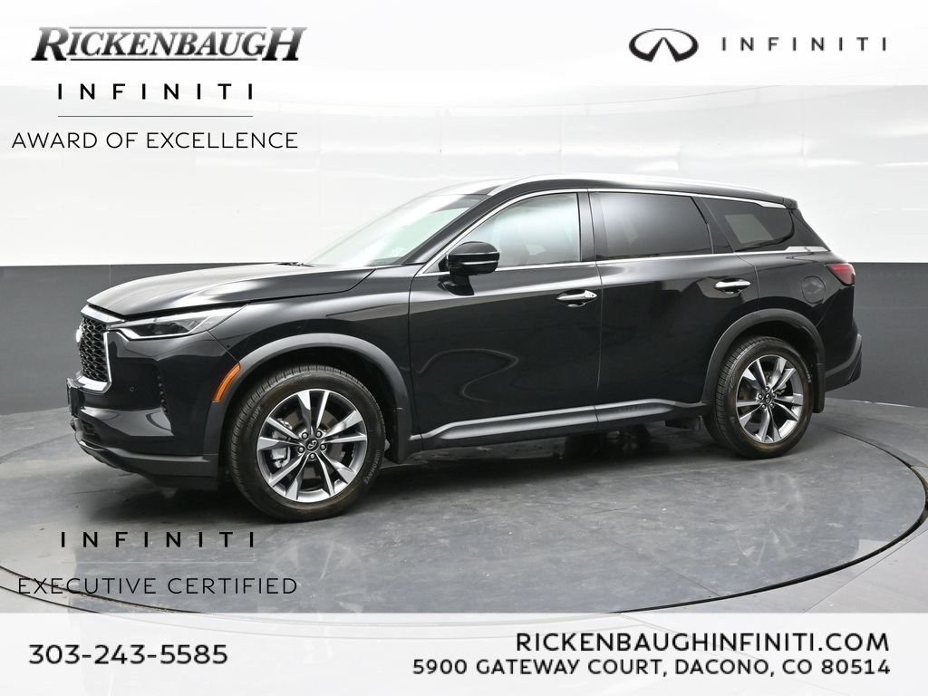 Certified Used 2023 Black INFINITI LUXE image 3