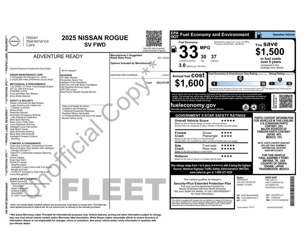 Used 2025 Gun Metallic Nissan SV image 3