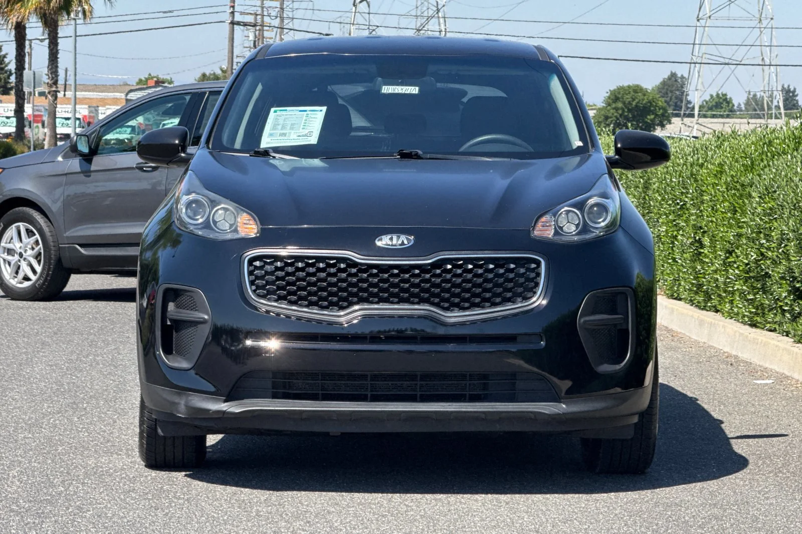 Used 2019 Black Cherry Kia LX image 9