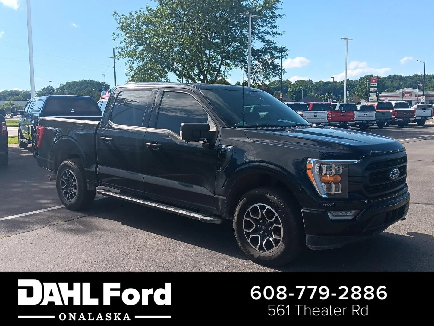 Used 2023 Agate Black Ford XLT image 1