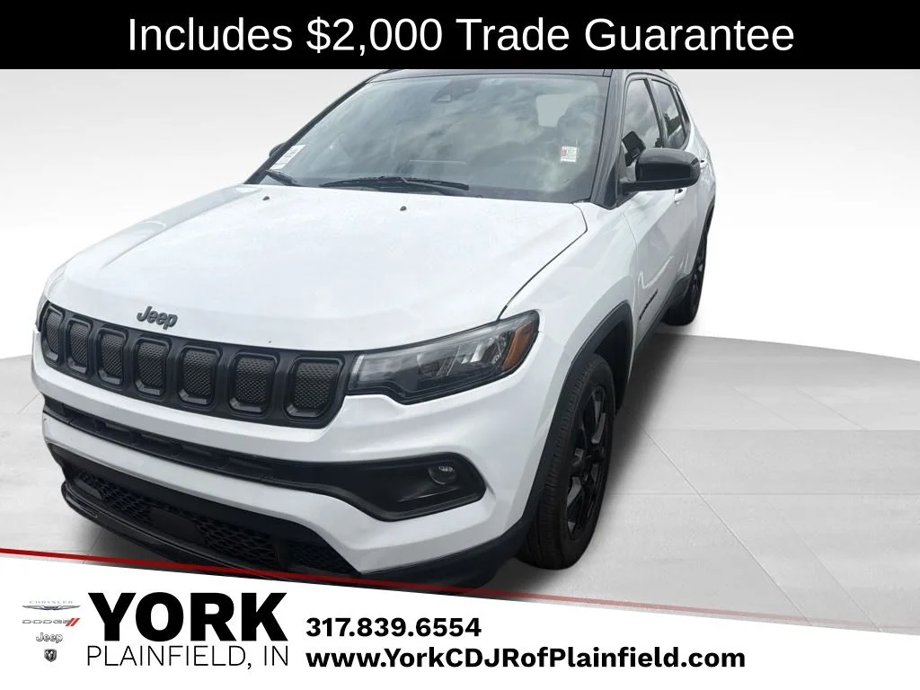 Used 2022 White Jeep Altitude image 1