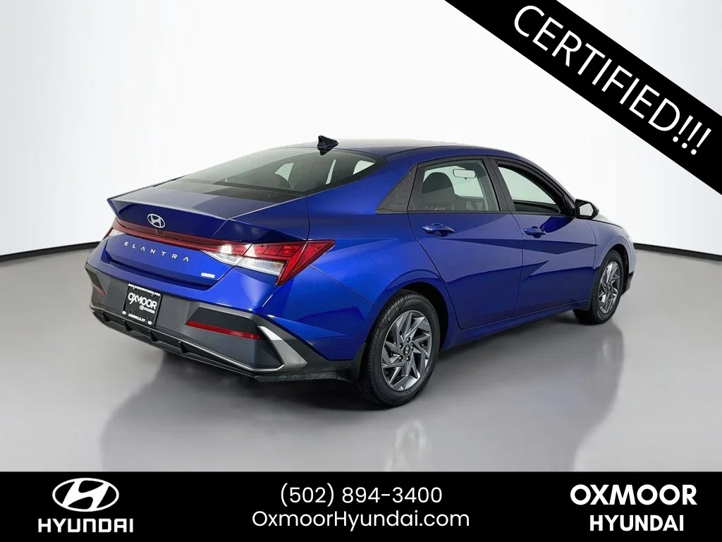 Certified Used 2025 Intense Blue Hyundai Blue image 7