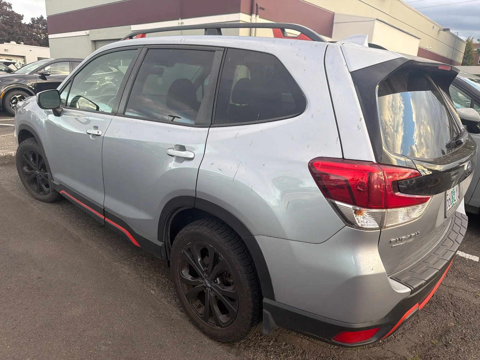 Used 2020 Ice Silver Metallic Subaru Sport image 3