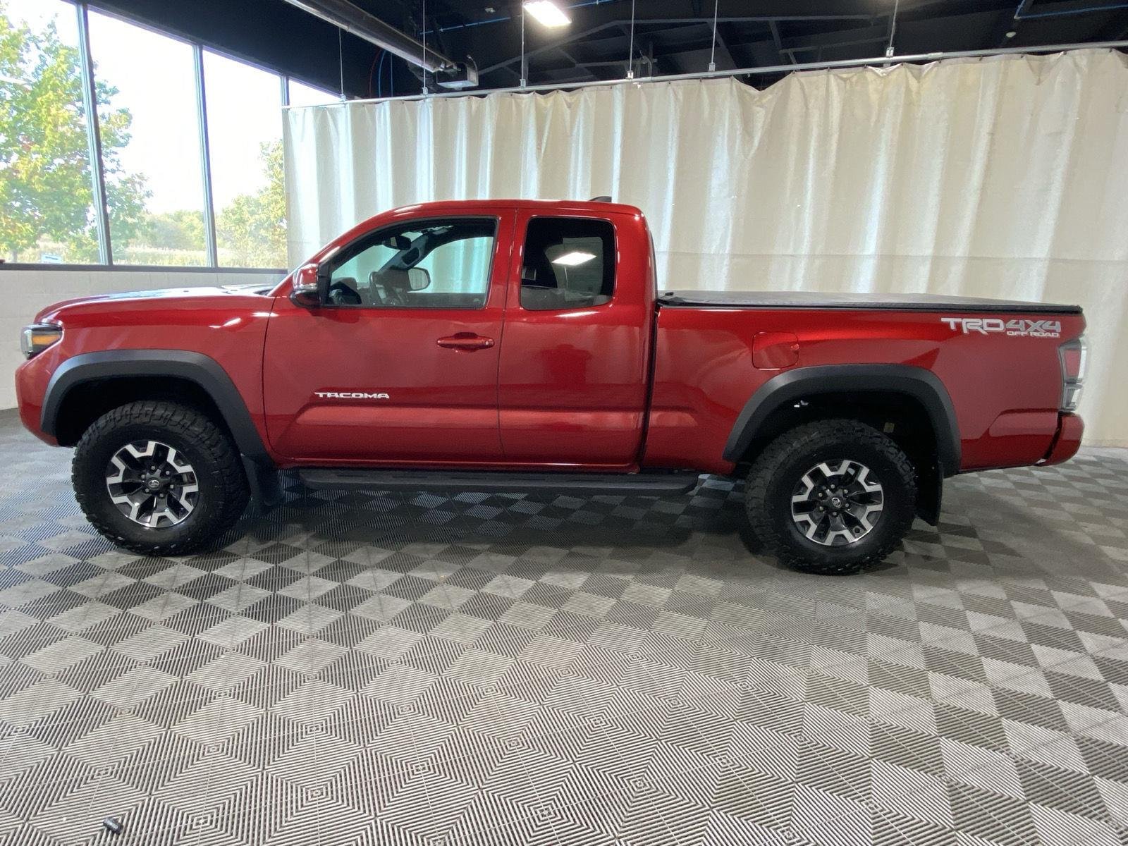 Used 2021 Barcelona Red Metallic Toyota TRD Off-Road image 4