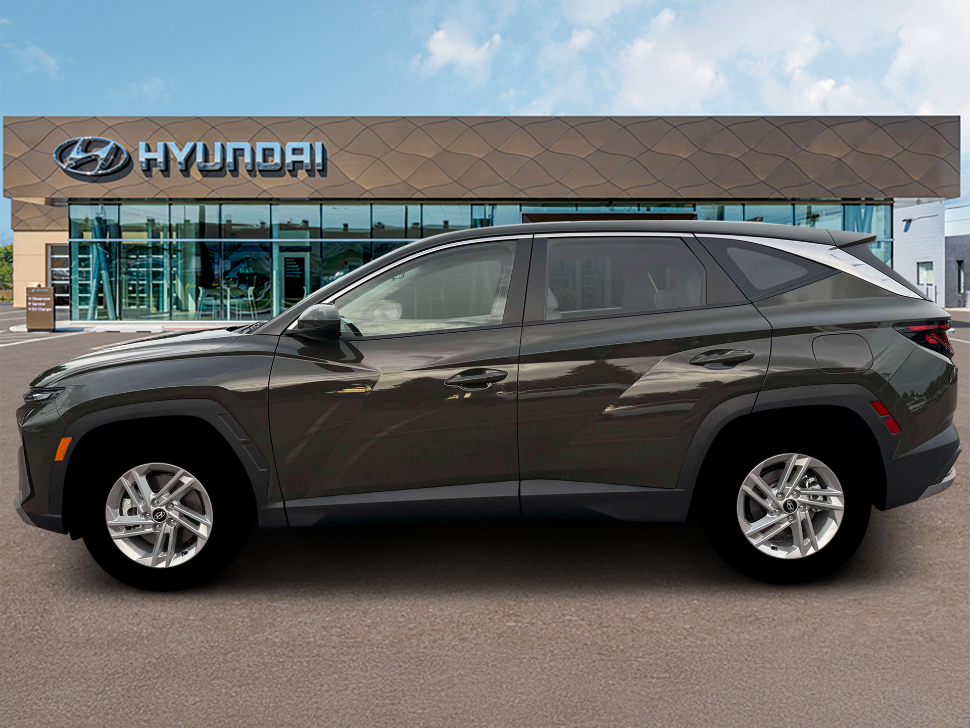 New 2026 Green Hyundai SE FWD image 3