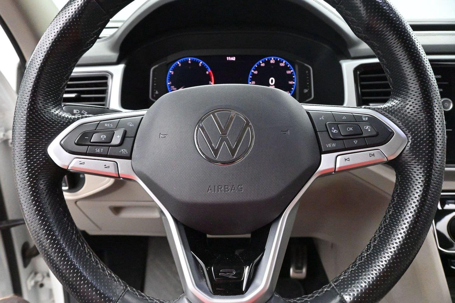 Used 2021 Pure White Volkswagen 3.6L V6 SEL Premium R-Line image 19