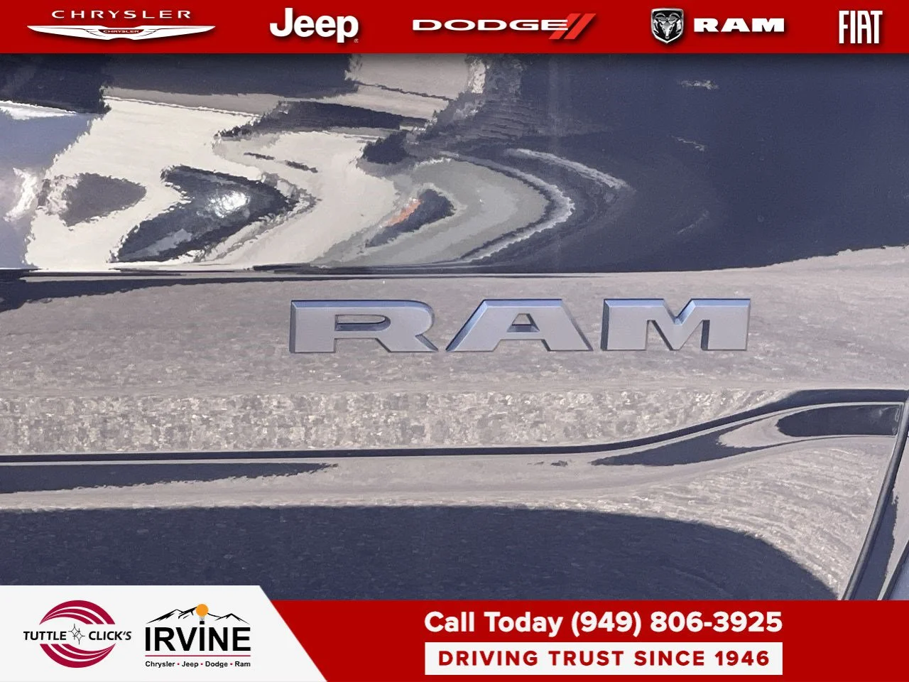 New 2026 Diamond Black Crystal Pearl-Coat Exterior Paint RAM RHO image 14