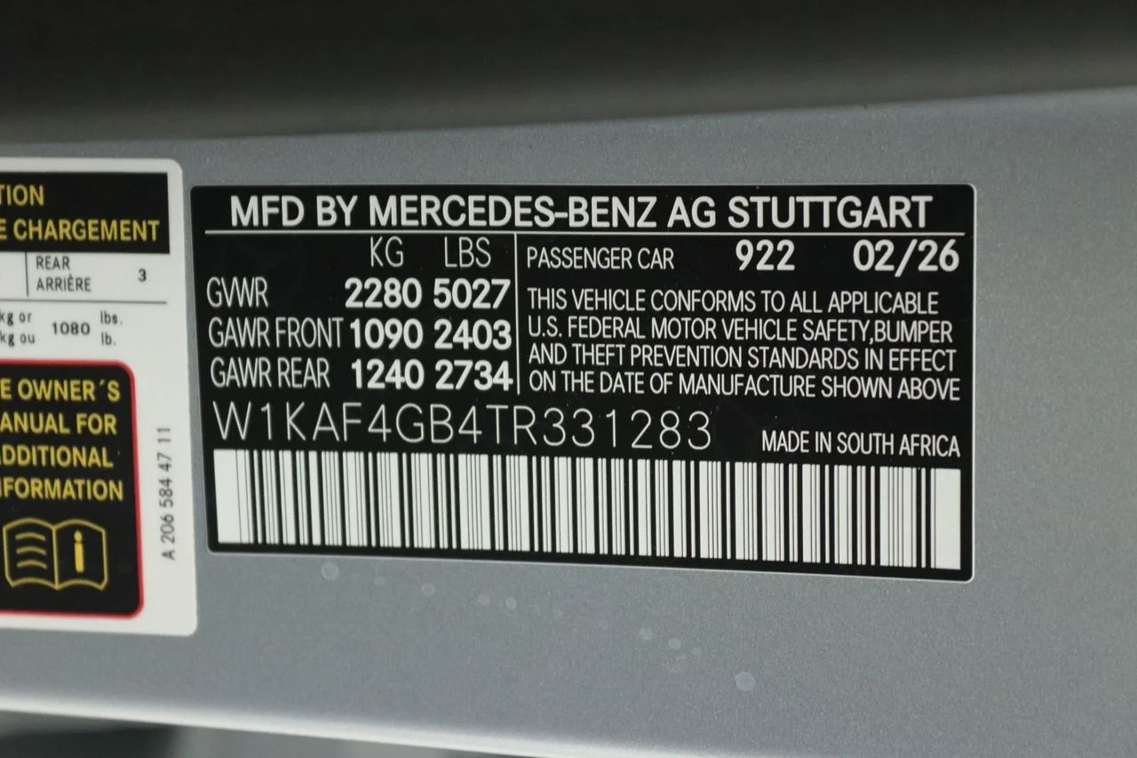 New 2026 Cirrus Silver Metallic Mercedes-Benz C 300 image 12