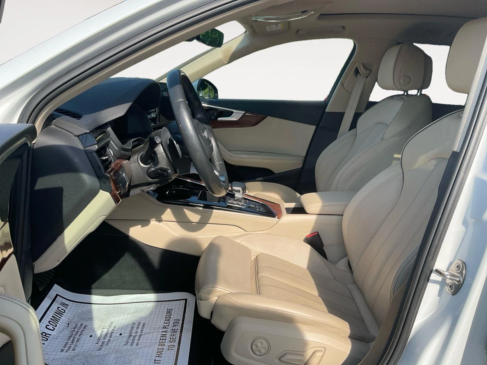 Used 2021 Glacier White Metallic Audi Premium Plus image 9