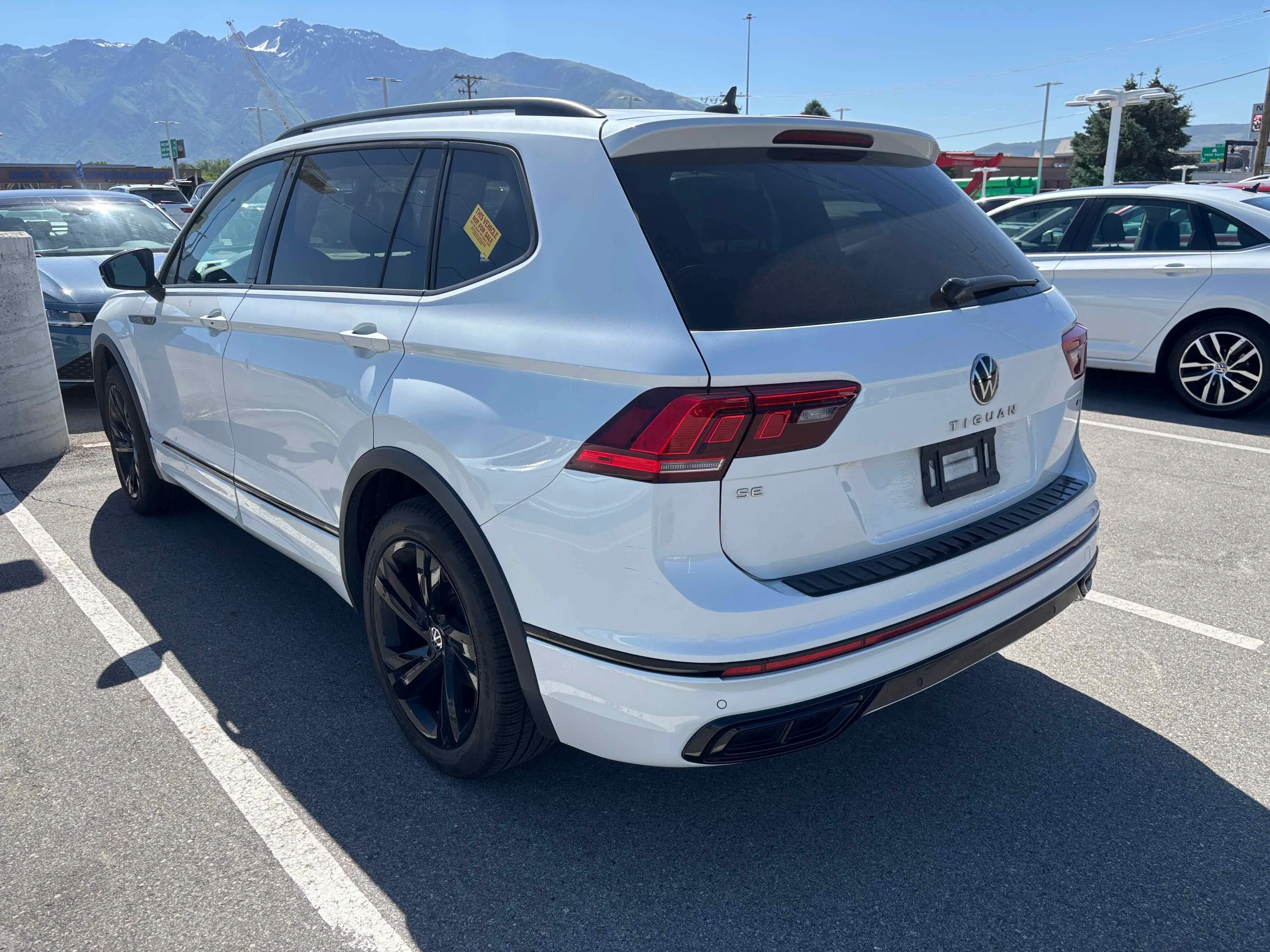 Used 2024 Opal White Volkswagen SE R-Line Black image 6