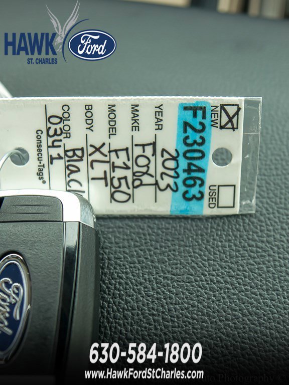 New 2023 Agate Black Metallic Ford XLT image 22